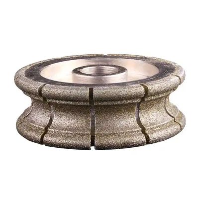 O metal irregular galvanizou a roda de moedura Grit Customized