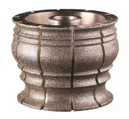 O metal irregular galvanizou a roda de moedura Grit Customized