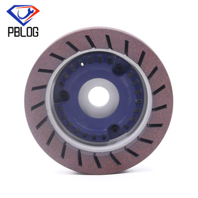 Roda de lustro da resina do turbocompressor da forma da bacia de Boke 150mm com o revestimento da prova da água para a máquina de chanfradura