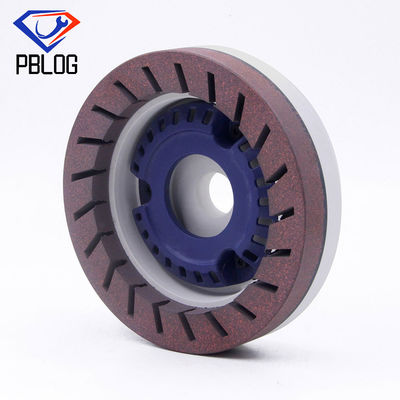 Roda de lustro da resina do turbocompressor da forma da bacia de Boke 150mm com o revestimento da prova da água para a máquina de chanfradura