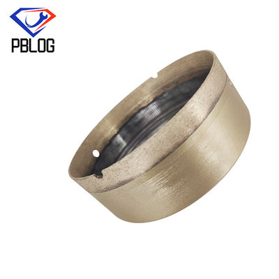 Bocado de broca aglomerado de uma peça só do diamante do grande tamanho para o furo de vidro