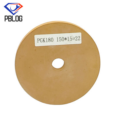 Roda de polimento de vidro de resina para processos eficientes de charmfering