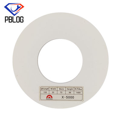 Roda de resina Alta nitidez com velocidade máxima inferior a 2800 RPM Diâmetro 150 mm
