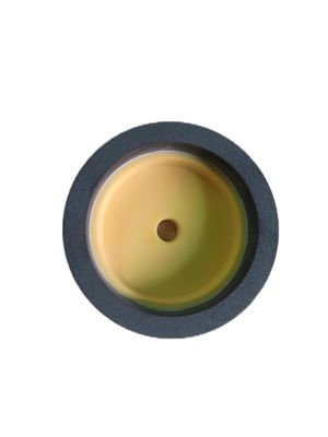 Roda de taça Plataforma de plástico Roda de moagem de resina 130mm 240# Máquina padrão de moagem de vidro fino de borda dupla