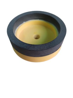 Roda de taça Plataforma de plástico Roda de moagem de resina 130mm 240# Máquina padrão de moagem de vidro fino de borda dupla