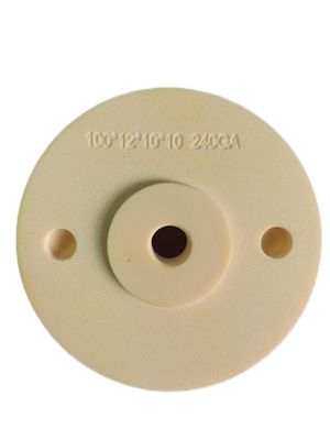 Roda de taça Plataforma de plástico Roda de moagem de resina 130mm 240# Máquina padrão de moagem de vidro fino de borda dupla