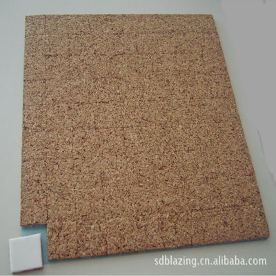 Pads de cortiça auto-aderentes para divisor de vidro 1/8 polegada de espessura
