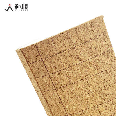 Pads de cortiça auto-aderentes para divisor de vidro 1/8 polegada de espessura