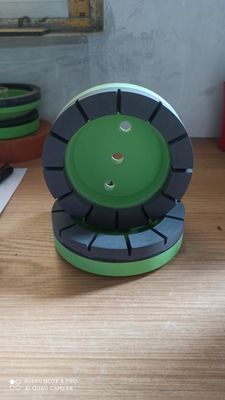 Roda de moagem de copos de resina com buraco de 100 mm e 22 mm para máquina de dobração de borda dupla
