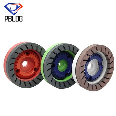 Roda de moagem de dureza branca-marrom Roda de copo de resina para máquina de dobragem de borda dupla
