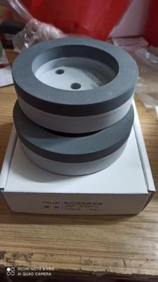 Roda de polimento de resina / Roda de moagem de resina 150 mm Branco Marrom 120-240 Grit para máquina de borda dupla