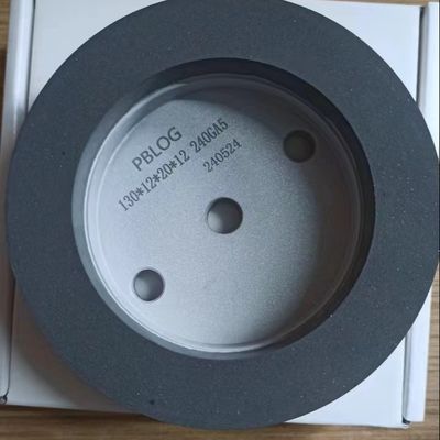Roda de polimento de resina / Roda de moagem de resina 150 mm Branco Marrom 120-240 Grit para máquina de borda dupla