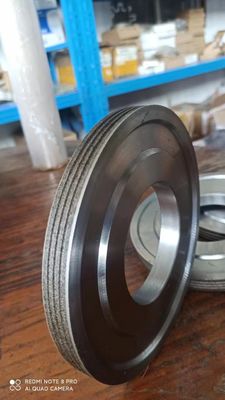 Rodas de diamante de dupla ranhura afiadas e duráveis para máquinas de dupla borda redonda