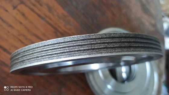 Rodas de diamante de dupla ranhura afiadas e duráveis para máquinas de dupla borda redonda