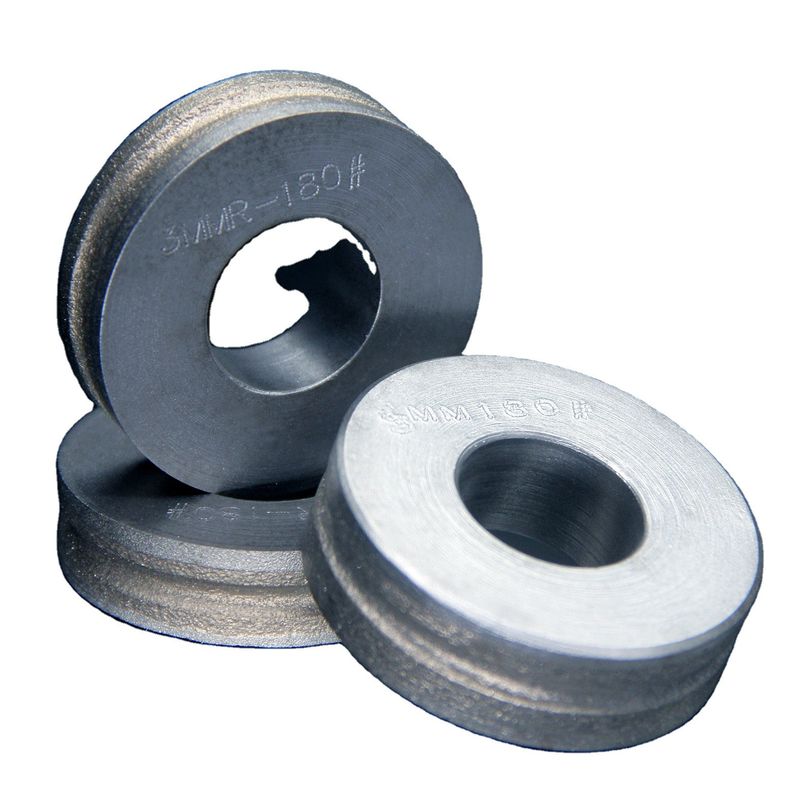 BOKE mini tamanho lápis borda borda redonda vidro borda pedra diamante moagem roda máquina CNC