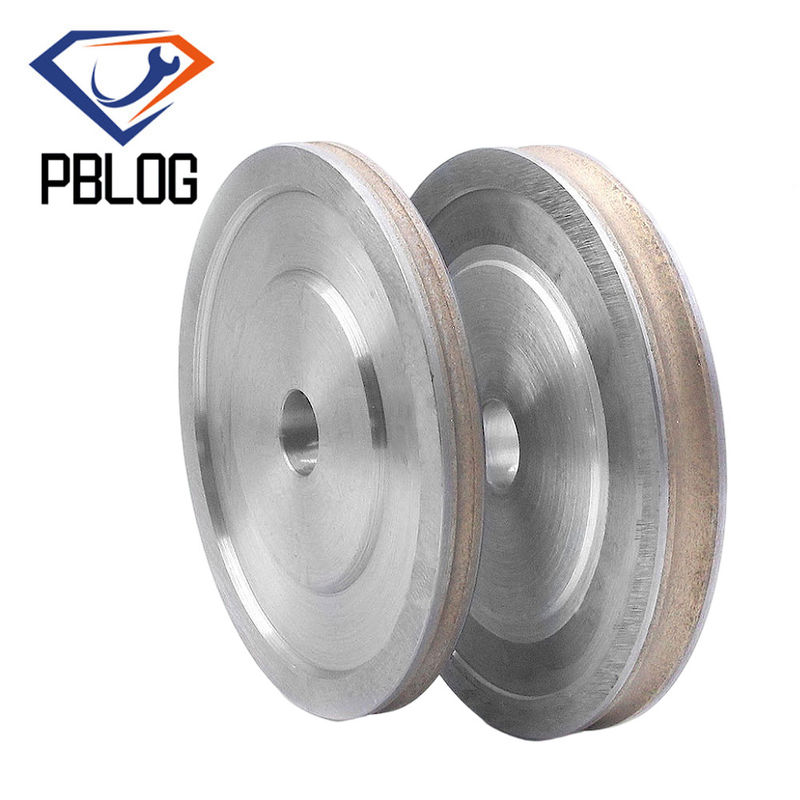 Roda de vidro de perfil de diamante Roda plana de diamante para maquina biseladora de vidro