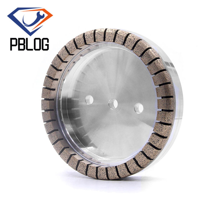 PBLOG Roda de moagem de diamante Máquina de moagem de borda de vidro Disco abrasivo afiado Forma de taça por atacado