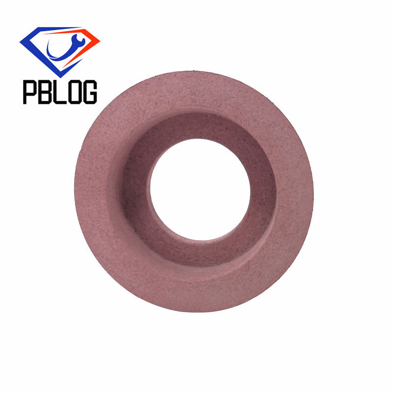 Fabrica personalizável Processamento de borda de vidro almofada de polimento rosa pedra de moagem roda de polir tipo de taça