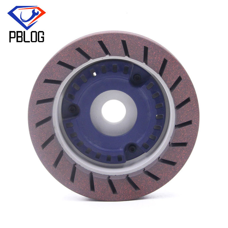 Roda de lustro da resina do turbocompressor da forma da bacia de Boke 150mm com o revestimento da prova da água para a máquina de chanfradura