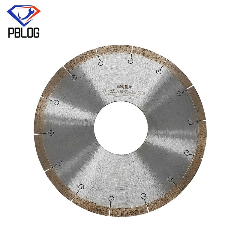 Disco de corte de diamantes de 8 polegadas com materiais Diamant Bore Diâmetro 16-60 mm