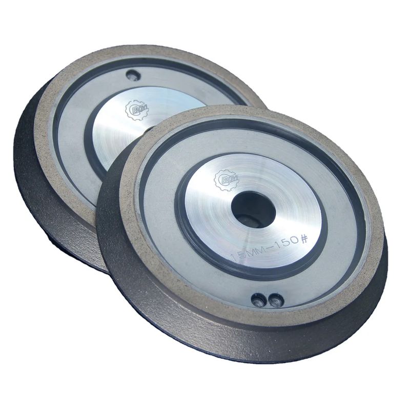 Durabilidade Pblog 240# Roda de moagem de diamante cinza Borda redonda 12/22/30mm Furo de arvore