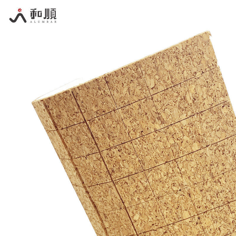 Pads de cortiça auto-aderentes para divisor de vidro 1/8 polegada de espessura